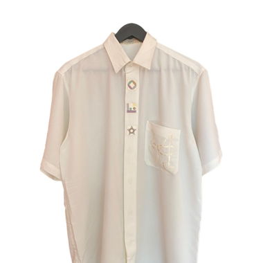 Vintage Balenciaga Sports Kurzarmhemd M