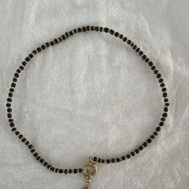 Handmade heart choker