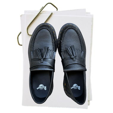 Mocassins noirs Dr. Martens
