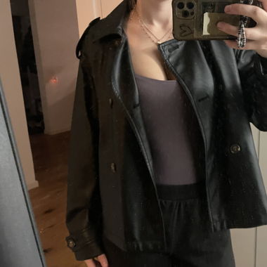 Lederjacke Stradivarius