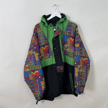 Veste vintage Jeantex multicolore