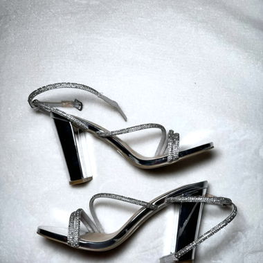 Fashion Nova - Silver High Heels