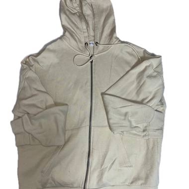 Beige zip-up jacket