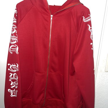 Hoodie mit Buchstaben grafik