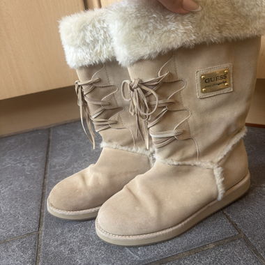 Bottes d'hiver en fourrure synthétique Guess