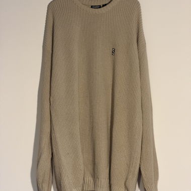 Beiger Snipes Strickpullover Größe L