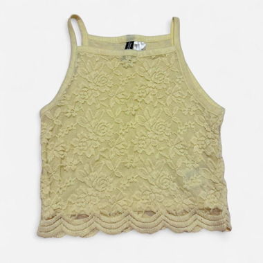 Spitzen-Crop-Top