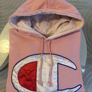 Hoodie Champion x Supreme rose taille L