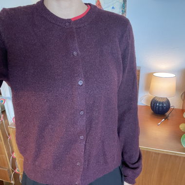Cardigan bordeaux