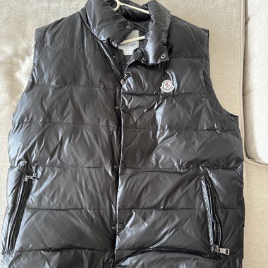 Moncler Jacke Weste schwarz l / xl 