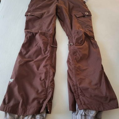 Pantaloni da snowboard marroni