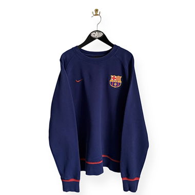 Sweatshirt FC Barcelona bleu Nike