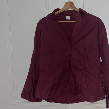 Chemise bordeau 