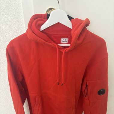 C.P. COMPANY – fleece hoodie ( red )