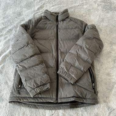 Graue Daunenjacke Größe S
