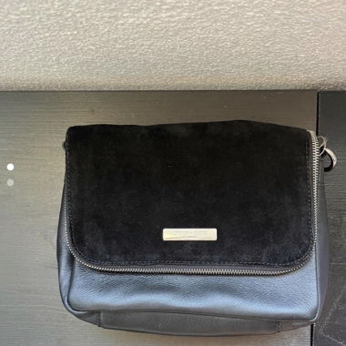 Borsa in pelle nera