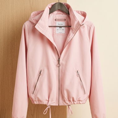Rosa Bershka-Jacke