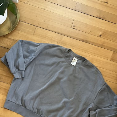 Pull bleu gris 