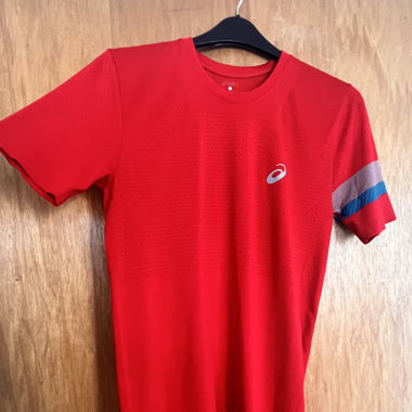  ASIC size M red sweat shirt motion dry