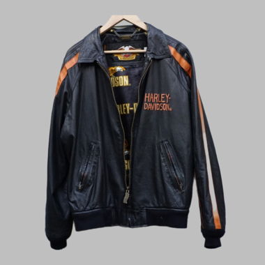 Harley-Davidson black leather jacket