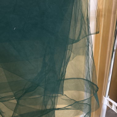2x Rideaux avec fond vert 301 cm x 151 cm