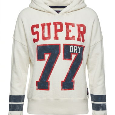 Felpa Superdry bianco crema