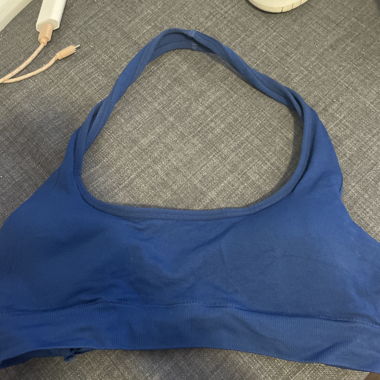Reggiseno sportivo blu