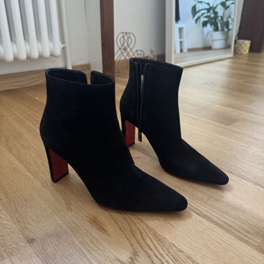 Bottines Christian Louboutin à la cheville - Portées une fois