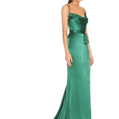 Satin Maxikleid // Tonya Gown