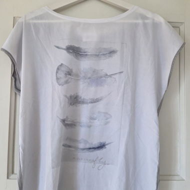 T-shirt grigio da donna