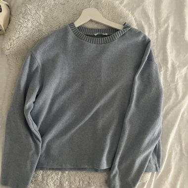 Grey knit sweater Strasivarius