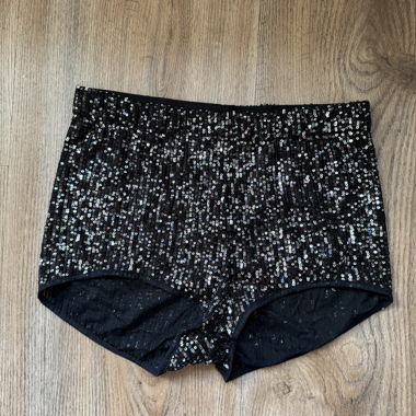 Pantaloncini mini con paillettes
