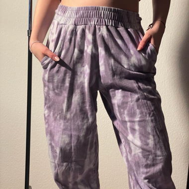 tie dye baggy trousers 