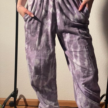 tie dye baggy trousers 