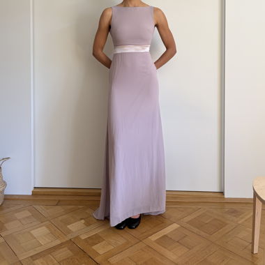 Long Lilac Evening Dress