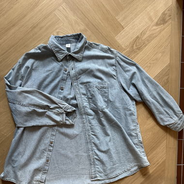 Oversized Jeansshirt H&M | Size L