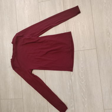 Burgundy Long-Sleeve Shirt