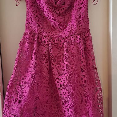 Pink Lace Dress