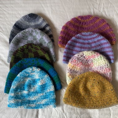 crochet beanies