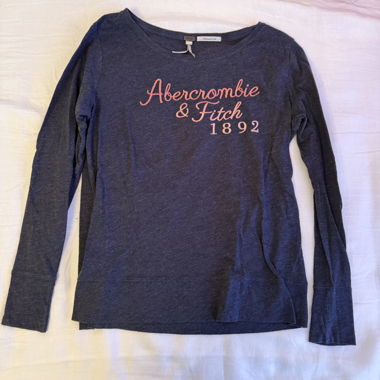 Maglietta a maniche lunghe Abercrombie & Fitch L