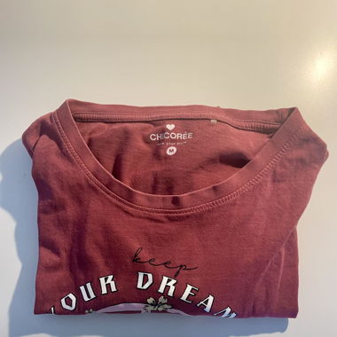 T-Shirt, kurzarm, Rot, Aufdruck