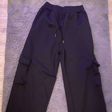 pantalons cargo noir