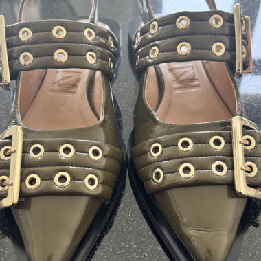 Ballerine Slingback Ganni Gr. 39