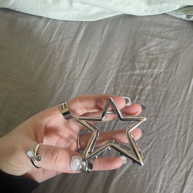 Y2K Star Hairclip