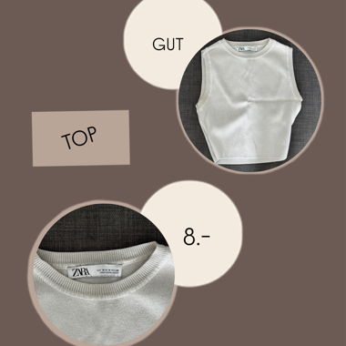 Weiss-Graues Top