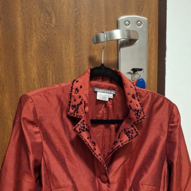 Designer Blazer Vintage Rubinrot London