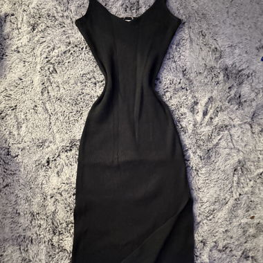 Black Long Dress Size M (Barely Worn)