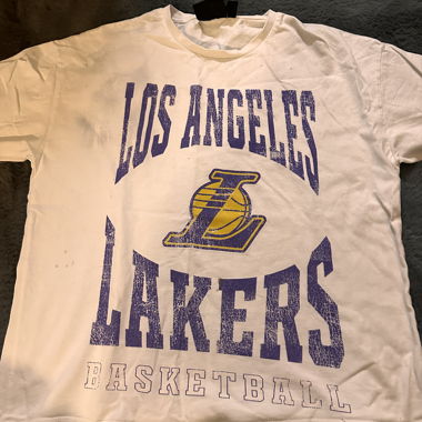T-shirt NBA Los Angeles Lakers bianco S