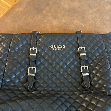 Quilted GUESS tote bag