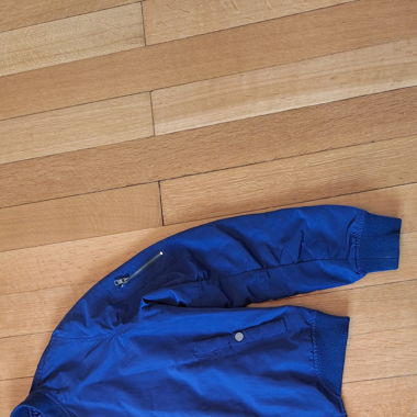 Blaue Bomberjacke Damen